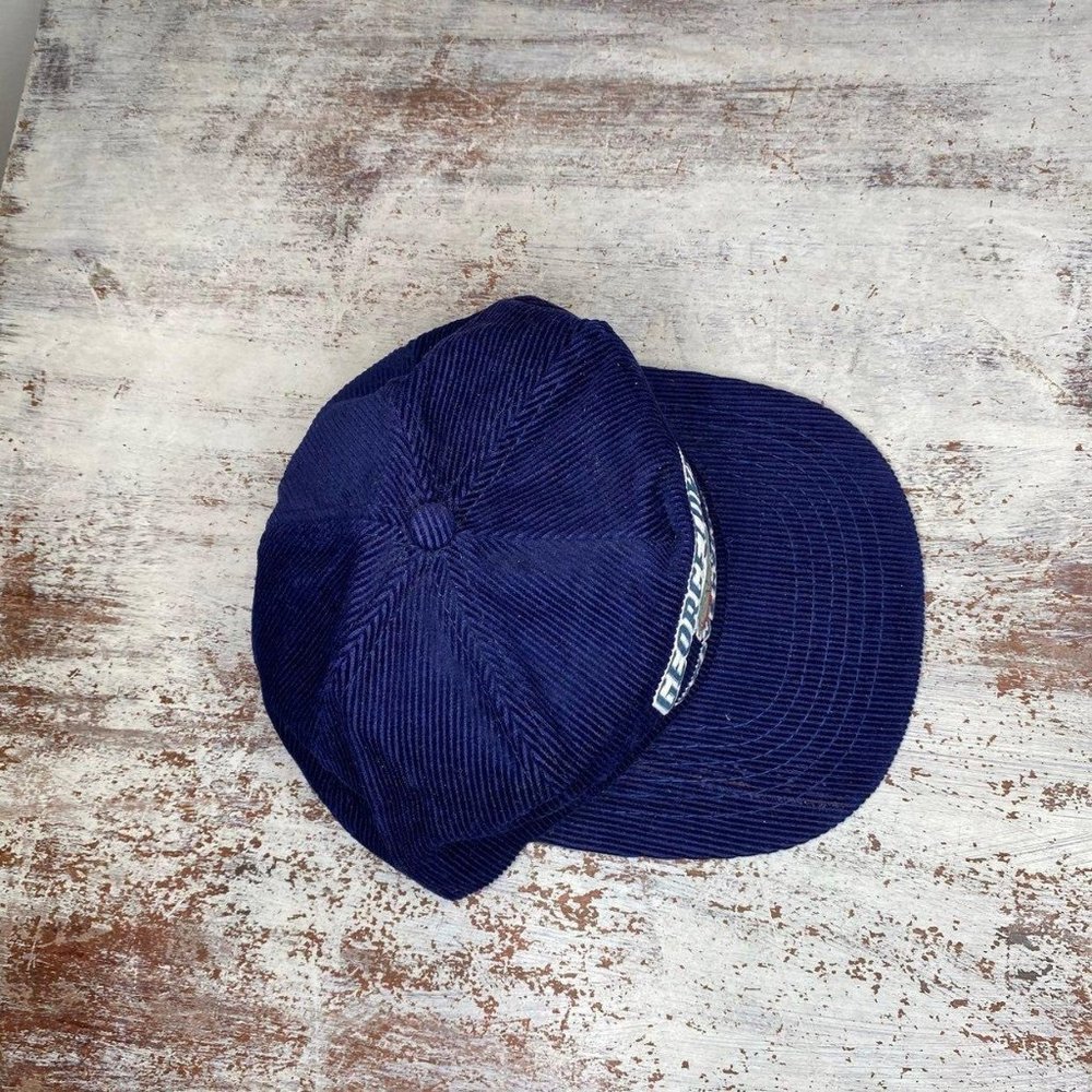 Vintage Georgetown Bulldogs corduroy hat - Picture 4 of 9
